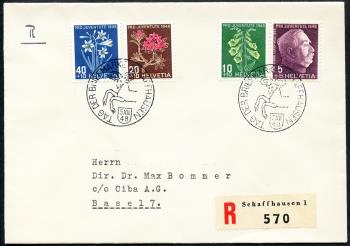 Stamps: TdB1948 -  Schaffhausen 5.XII.48