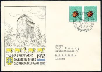 Stamps: TdB1952 -  Wattwil 7.XII.1952