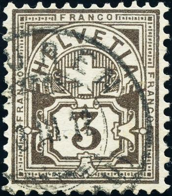 Briefmarken: 81 - 1906 Faserpapier mit WZ