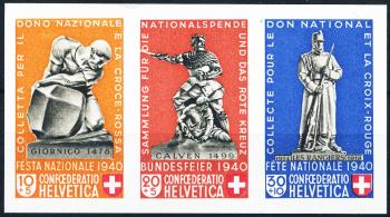Briefmarken: Z32 - 1940 aus dem Bundesfeierblock I