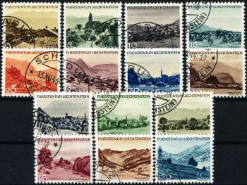 Briefmarken: FL188-FL201 - 1944 Landschaften