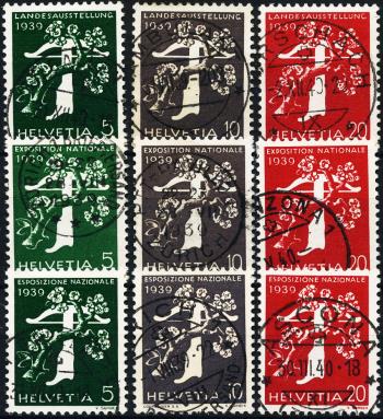 Briefmarken: 228yRM-238yRM - 1939 Schweizerische Landesausstellung in Zürich