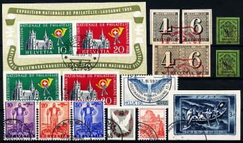 Stamps: Lot-Blockausschnitte -  Lot Various block cutouts
