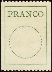 Briefmarken: FZ2 - 1925 Antiquaschrift, Kreis 16.8 mm
