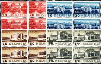 Briefmarken: 211-214 - 1938 Bilder der Völkerbunds- und Arbeitsamtgebäude