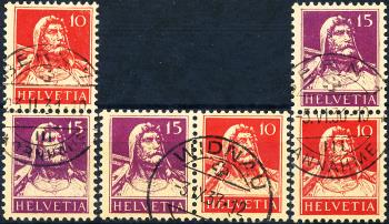 Briefmarken: Z1-Z3 -  Tellbrustbild