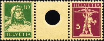 Briefmarken: S29 -  Mit kleiner Lochung