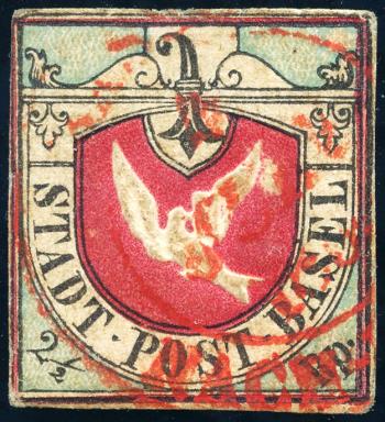 Briefmarken: 8 - 1845 Kanton Basel