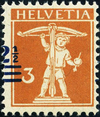 Briefmarken: 146.1A.10b - 1921 Aufbrauchsausgaben mit neuen Wertaufdrucken