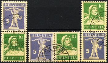 Briefmarken: Z7-Z9 -  Tellknabe und Tellbrustbild
