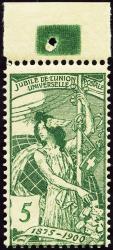 Briefmarken: 77A - 1900 25 Jahre Weltpostverein