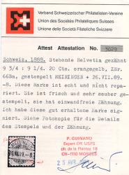 Thumb-2: 66B - 1888, weisses Papier, 11 Zähne, KZ A