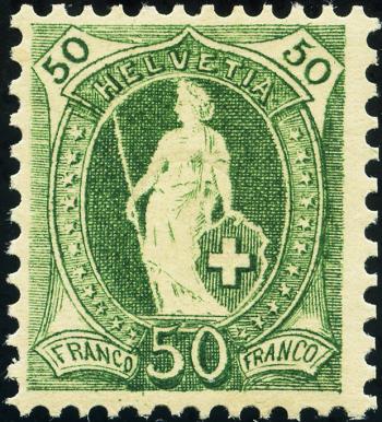 Thumb-1: 74D - 1899, carta bianca, 13 denti, KZ B