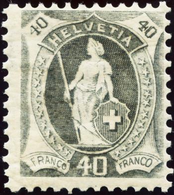 Briefmarken: 89B - 1906 weisses Papier, 14 Zähne, WZ