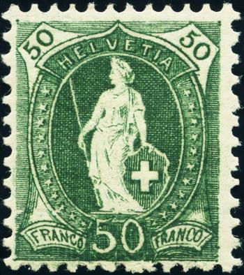 Briefmarken: 90A - 1905 weisses Papier, 13 Zähne, WZ