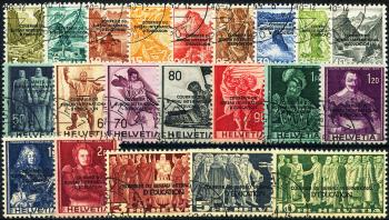 Briefmarken: BIÉ1-BIÉ21 - 1944 Landschaftsbilder im Stichtiefdruck