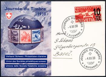 Briefmarken: 1938F -  Lausanne 4.XII.1938