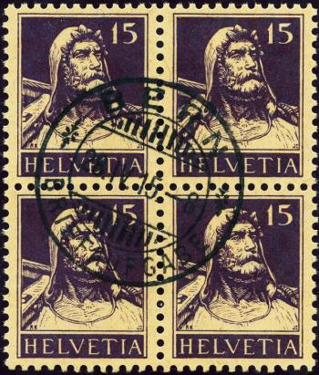 Stamps: 128c - 1914 Chamois fiber paper