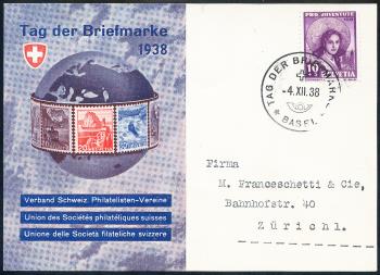Briefmarken: 1938D -  Basel 4.XII.1938