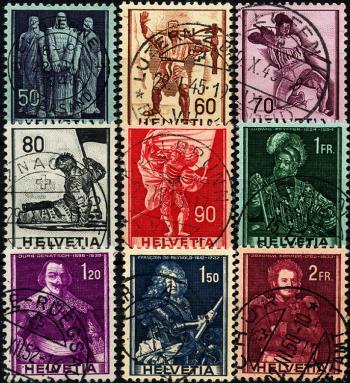 Stamps: 243-251 - 1941 Historical images
