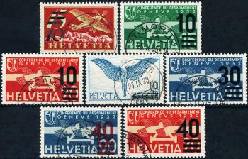Briefmarken: F19-F25 - 1935-38 Aufbrauchsausgaben