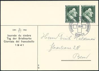 Briefmarken: 1941 -  Zürich 7.XII.1941