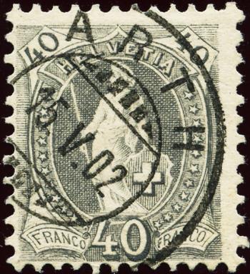 Stamps: 69D - 1894 white paper, 13 teeth, concentration camp B
