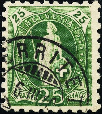 Briefmarken: 67B - 1888 weisses Papier, 11 Zähne, KZ A