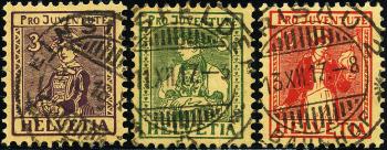 Stamps: J7-J9 - 1917 Traditional costume pictures
