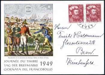 Briefmarken: 1949 -  Vevey 4.XII.1949
