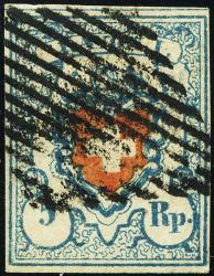 Stamps: 17II-T37 C2-RU - 1851 Rayon I, without cross border