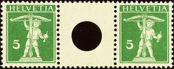 Briefmarken: S7II -  Mit grosser Lochung