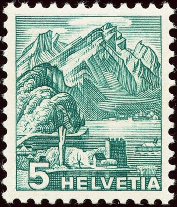 Briefmarken: 202z.2.02 - 1936 Neue Landschaftsbilder, geriffeltes Papier