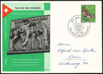 Briefmarken: 1956 -  St.Gallen 2.XII.1956
