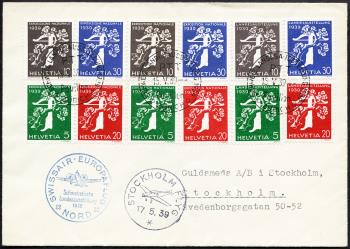 Thumb-1: SF39.4f - 15./21. Mai 1939, Volo europeo Swissair verso nord