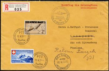 Thumb-1: SF39.4e - 15./21. Mai 1939, Vol européen Swissair vers le nord