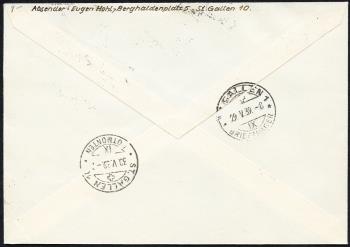 Thumb-2: SF39.5g - 22./28. Mai 1939, Vol européen Swissair Ouest