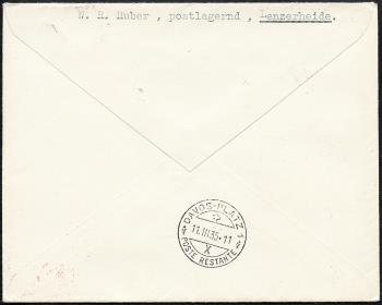 Thumb-2: SF35.1aa - 10. März 1935, 1. Winterluftpost in den Bündneralpen