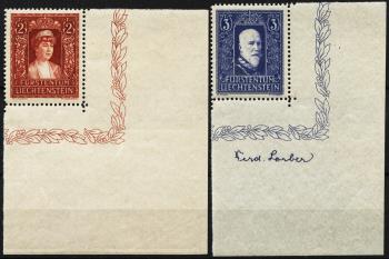 Thumb-3: FL119-FL121 - 1933+1935, Fürstin Elsa, Fürst Franz I und Landeswappen