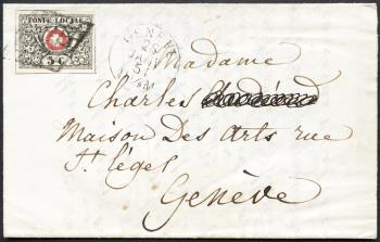 Timbres: 10 - 1850 Waadt 5