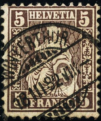 Briefmarken: 45 - 1881 Faserpapier