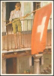 Thumb-2: BK53Id - 1931, Knabe mit Fahne