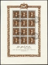 Briefmarken: FL156 - 1940 Geburtstag des Fürsten Johann II.