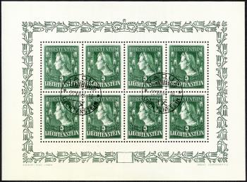 Briefmarken: FL202I-FL203I - 1944 Hohe Werte, Fürst Franz Josef II. und Fürstin Gina