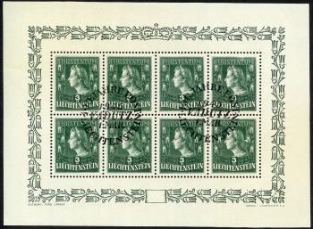 Briefmarken: FL202I-FL203I - 1944 Hohe Werte, Fürst Franz Josef II. und Fürstin Gina