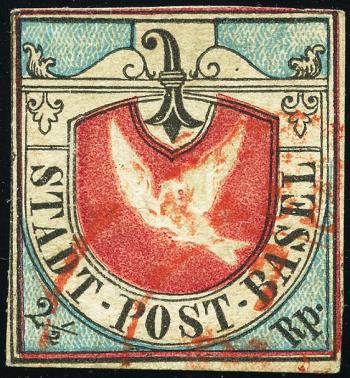 Stamps: 8a - 1845 Canton of Basel