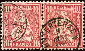 Stamps: 38 - 1867 White paper