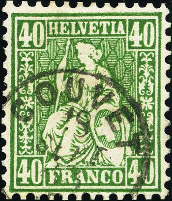 Briefmarken: 34 - 1863 Weisses Papier