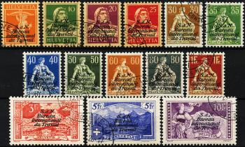 Briefmarken: BIT1-BIT14 - 1923 Verschiedene Darstellungen