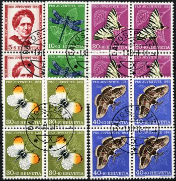 Thumb-1: J138-J142 - 1951, Bildnis J. Spyris und Insektenbilder